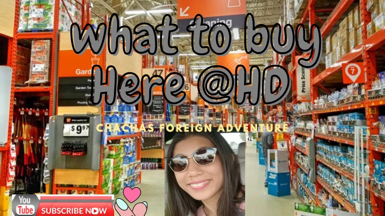 What To Buy At Home Depot - YouTube