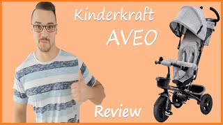 Kinderkraft AVEO Review-Das Dreirad das mitwächst vom 9ten monat bis zum 5  Lebensjahr-Erfahrung - YouTube