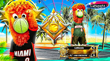 FIRST LEGEND "2-WAY STRETCH FIVE" IS THE RAREST BUILD  ON NBA2K21