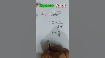 SQUARE ROOT SHORT TRICKS/#maths#trending #magic#square#root#viral  #shorts#tricks#video