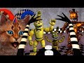 ИГРАЮ ЗА АНИМАТРОНИКА МАРИОНЕТКУ / ФНАФ 3D ПУГАЮ ОХРАННИКА / КООП FNAF ROBLOX