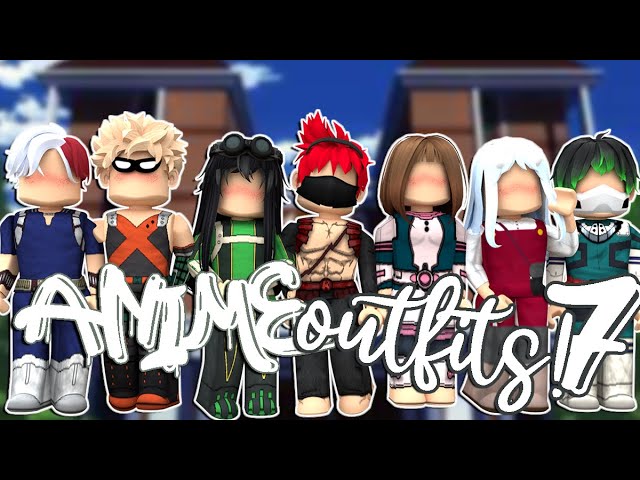 7 Iconic Roblox Anime Outfits Links My Hero Academia Youtube - my hero academia roblox characters