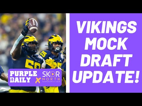 Minnesota Vikings mock draft update! 