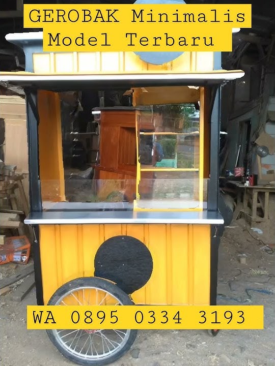 Gerobak Minuman Kekinian Unik Keren | Model Gerobak Jualan Es Modern 2022 | Desain Gerobak Minimalis
