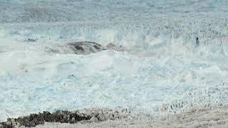 Мурашки по коже: в Арктике мгновенно откололся кусок льда размером с большой город: уникальное видео