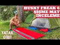 Husky Freak 6 cm. Kendiliğinden Şişen Kamp Matı İnceleme - Açma ve Toplama - Kışlık Kamp Matı