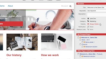 Roxen CMS 17 - The Sidebar