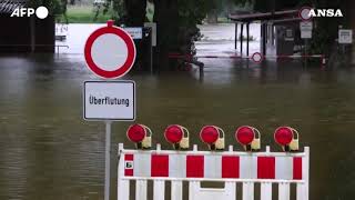 Germania, piogge continue e inondazioni in diverse citta' del Sud