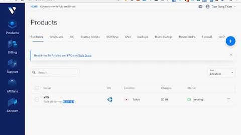 Add new domain to VPS Thêm tên miền mới vào VPS