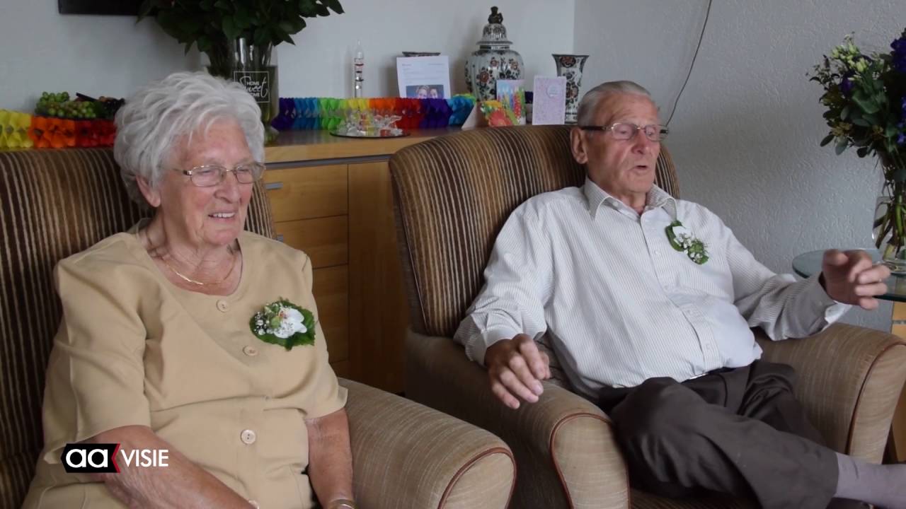 Echtpaar De Olde 70 jaar getrouwd - YouTube