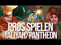 Taliyah Pantheon Botlane mit Maxim | Pros spielen Taliyah Pantheon