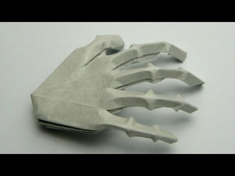 Origami Hand Skeleton (Jeremy Shafer)