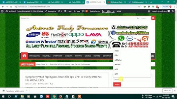 Symphony V145 Frp Bypass Reset File Spd 7731 8.1 Only 5MB Pac File Without Box