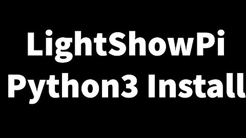 Raspberry Pi 4 LightShowPi Python3 Software Install For Christmas Lights And More