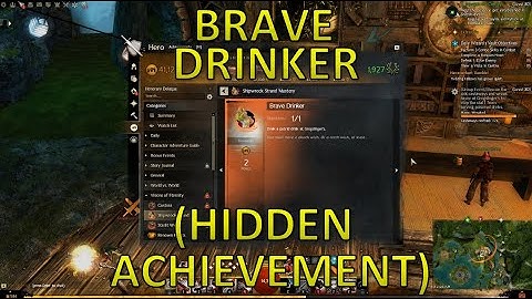 GW2 - Brave Drinker Achievement (2AP - Hidden Achievement)