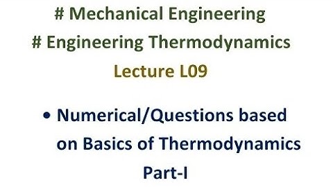 Engineering Thermodynamics | (L09) | Numerical on Conversion of Temperature unit | GATE & ESE