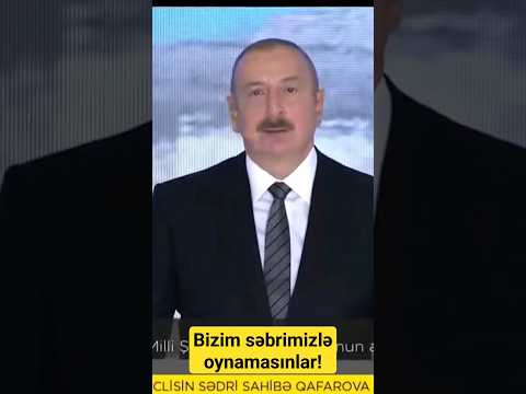 Prezident İlham Əliyev Ermənistan hakimiyyəti və onun havadarlarına sərt mesaj verdi