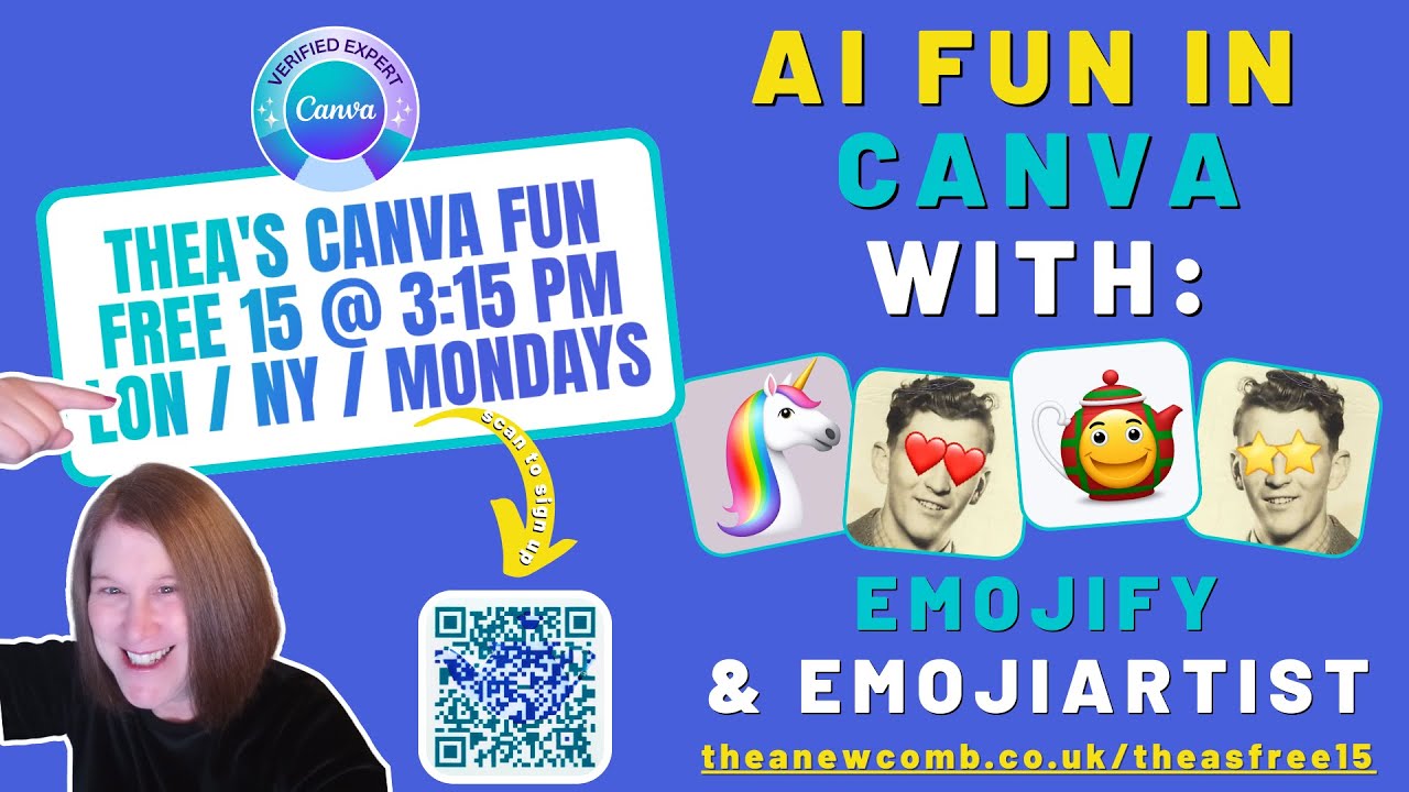 Canva Apps Free 15 3 15 PM Mondays EmojiArtist Emojify Quick Canva apps free 15 3 15 pm mondays emojiartist emojify quick