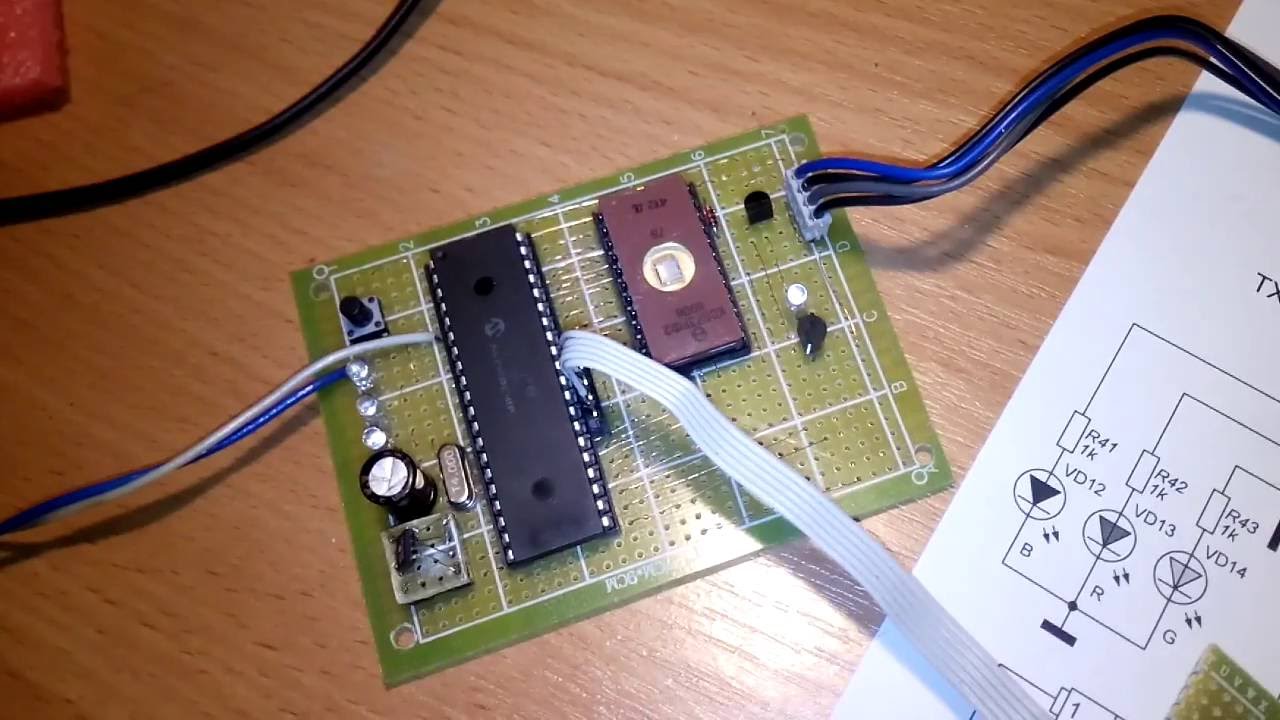 Копировщик РПЗУ 573рф2, 573рф5, 2716 - YouTube