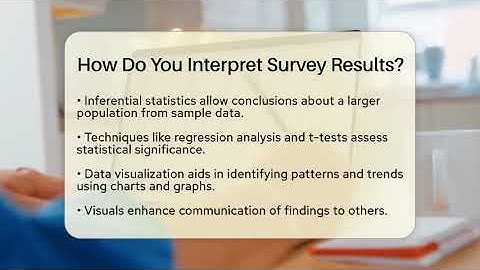 How Do You Interpret Survey Results? - The Friendly Statistician