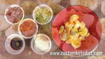 Bacon and Kimchi Deviled Eggs