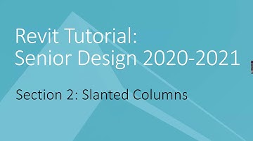 Revit Tutorial: Slanted Columns