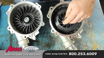 Ford Five Hundred Water Pump Comparison: OE to Aftermarket WP-2417 AW6186