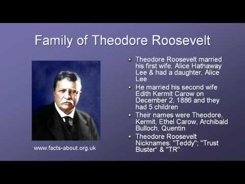 President Theodore Roosevelt Biography