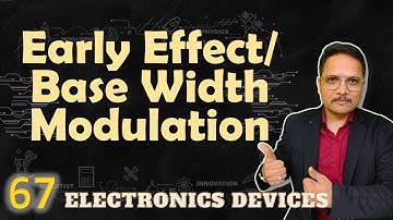 Early Effect or Base Width Modulation in BJT (Basics, Case Study & Parameters) Explained