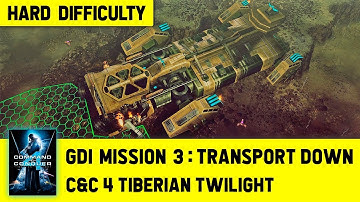 C&C 4 Tiberian Twilight - GDI Mission 3 - Transport Down [Hard] 1080p