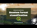 Random forest classification avec qgis