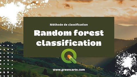 Random Forest Classification avec Qgis