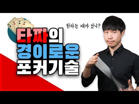 모든 카드를 찾아내는 소름돋는 타짜 기술