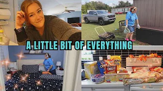 FALL CLEAN WITH ME, YARD WORK AND GROCERY HAUL KIMI COPE