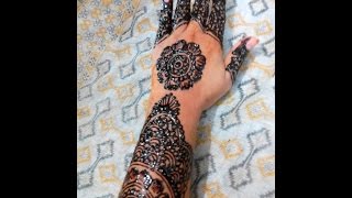 Simple & Cute Arabic Mehendi Design Front Hand  Mehndi Design Tutorials screenshot 5