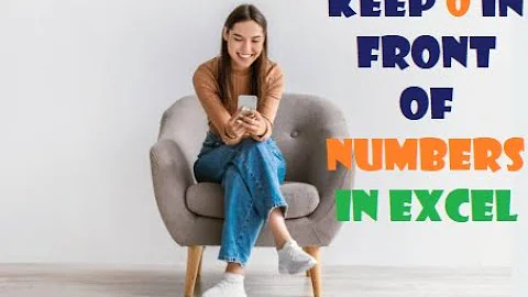 010. How to fix the disappearing ZERO in front of numbers (E.g., phone ) in EXCEL