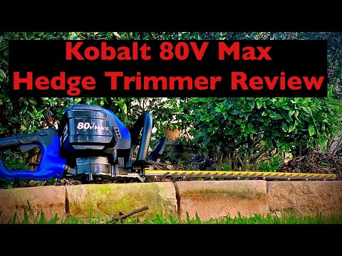 80v kobalt hedge trimmer