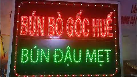 Làm bảng hiệu led ruồi giá rẻ -  097 97 64 640