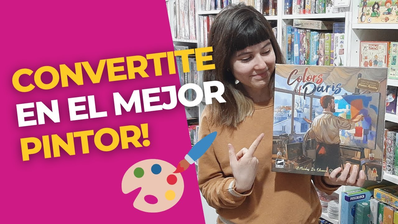 👨‍🎨 Cómo jugar COLORS OF PARIS 🎨 Juego de mesa de ESTRATEGIA | +14 años y adultos | 2 a 4 jugadores.