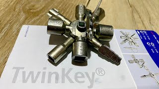 KNIPEX 00 11 01 TwinKey Control Cabinet Key