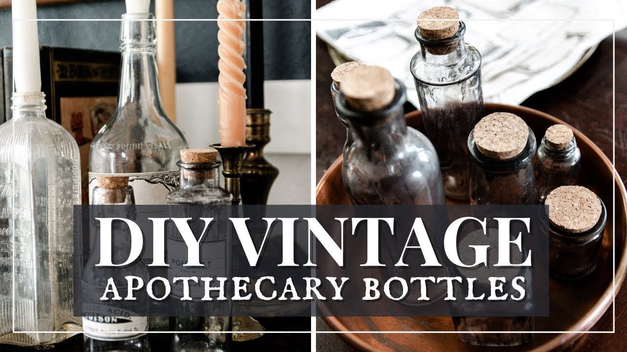 DIY Apothecary Jars Tutorial - Decor by the Seashore