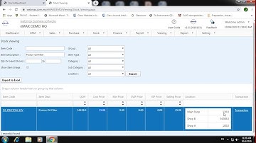 Webmax Tutorial - [STOCK ADJUSTMENT] How to do stock adjustment