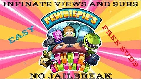 PEWDIPIE TUBER SIMULATOR GLITCH! - INFINITE SUBS AND VIEWS!