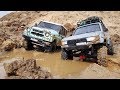 LAND CRUISER 80 старался как мог против УАЗа ... Сравнительный тест в гряземесе. OFFroad 4x4