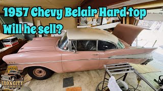 Trying to buy 1957 Chevy Belair Hard Top sitting in Garage since 70s! Will he sell?? screenshot 3