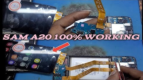 Samsung a20 sleep mode || Samsung A20 Power button Press Than Blank display problem fix
