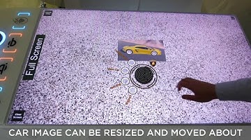55" Multi touch table with object recognition