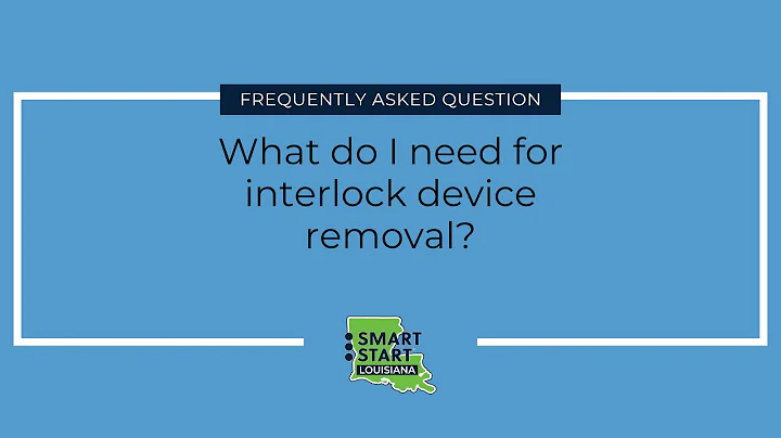 What do I need for interlock device removal?