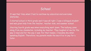 Literacy Autobiography