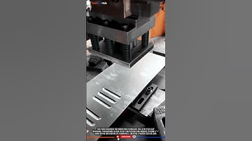 Innovation Technology Fabrication: Louver Punching Machine, Precise & Fast Ventilation. #tech